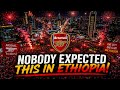 Unbelievable Arsenal Celebration In Addis Ababa Ethiopia S Biggest Football Crowd 