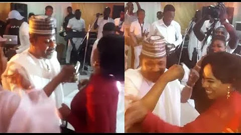 Saidi Balogun Sprays Fathia Balogun Money Non Stop At Mercy Aigbe Birthday Party