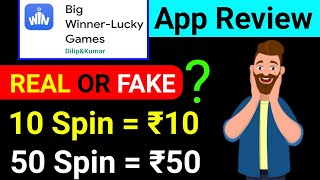 Big winner lucky games app real or fake | Big winner lucky game app review | big winner lucky games screenshot 2