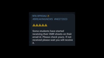 neet result out.offcial notification out.neer omr sheet available and sent to mail id.how to check