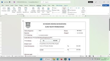 Cara Mudah dan Cepat Cetak Kwitansi Menggunakan Teknik Mail Merge, Unduh Form Kwitansi di Deskripsi