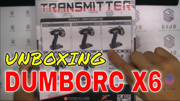 Unboxing & Review DUMBORC X6 6CH 2.4G RC Radio Transmitter X6F Receiver