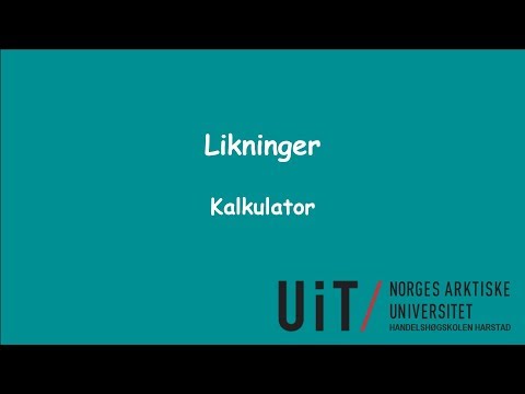 Video: Hvordan tegner du en ellipse på en kalkulator?