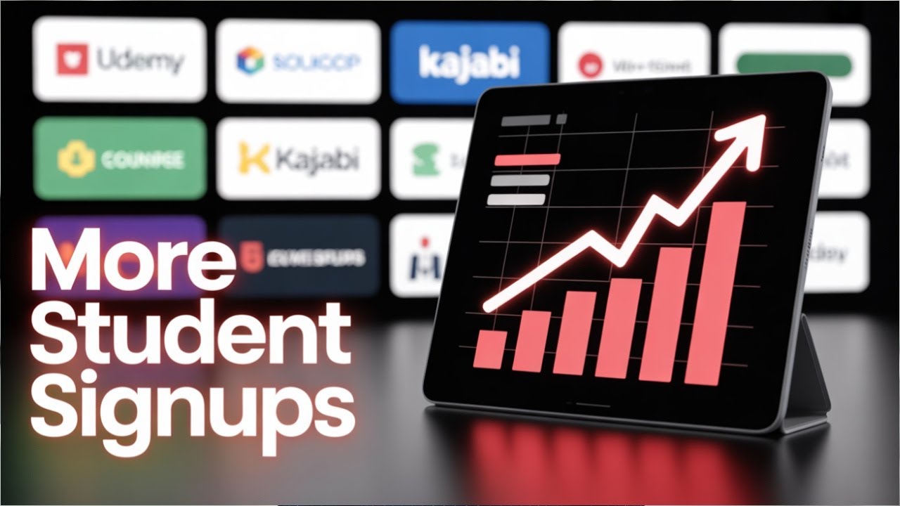 Need more students signup? Udemy course eBook marketing, Kajabi sales funnel