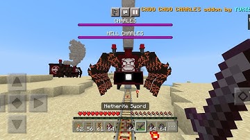 Choo choo Charles Normal and Hell Charles Mod in Minecraft PE