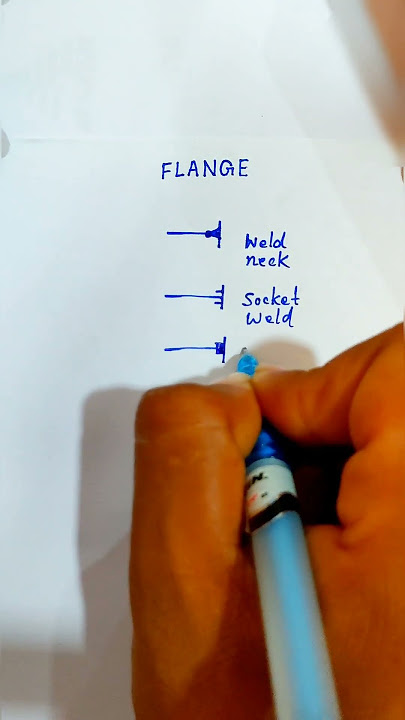 Isometric symbol of Flange // weld Neck // Blind // RTJ // Slip On // Lap Joint