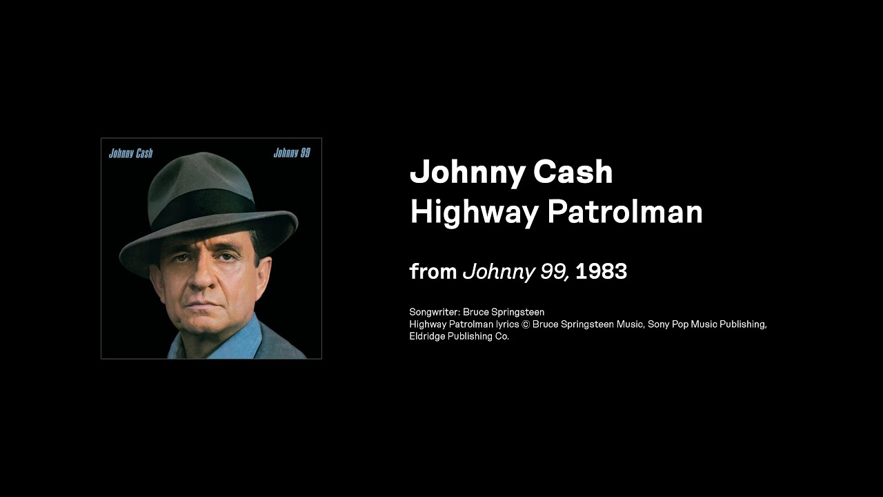Johnny Cash — Highway Patrolman (Karaoke | Lyrics | Zazaroke)