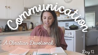 Day 12: Communication | THE GUIDE | Jillene A. Cook