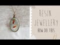 Resin jewellery | necklace | how I do this