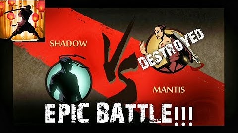Shadow Fight 2 walkthrough part 10 - Act 2 (Shadow vs Mantis)