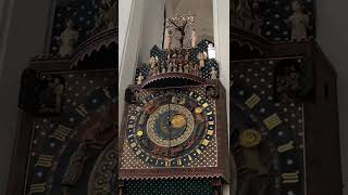 GDAŃSK - Astronomical clock inside St Mary’s (Mariacka) church in Gdańsk, Poland 🇵🇱 at noon