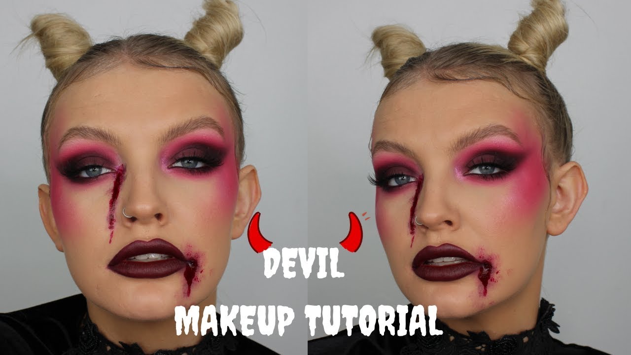 Easy Devil Costume Makeup Saubhaya Makeup