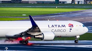 LATAM Cargo B767-300F Take-off | Amsterdam Schiphol | 4K