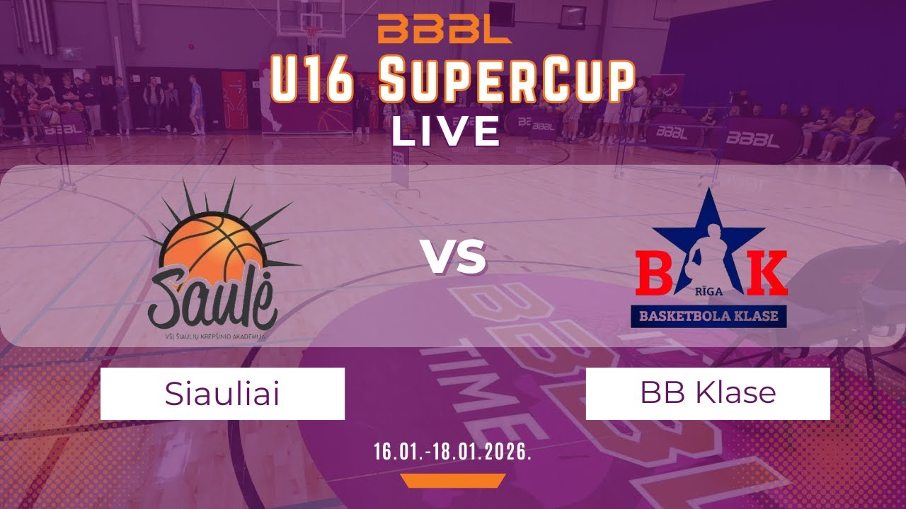 Siauliai 2010 vs Basketbola Klase-1 2010 | BBBL U16 | SUPERCUP