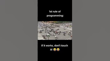 First Rule of Programming 🥸 #memes #trending #shorts