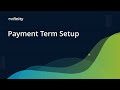 02 Master Data Setup | Payment Term