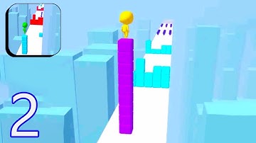 Perfect Cube Runner 3D - Max Level Gameplay Walkthrough - Part 2 (Level 20-50)