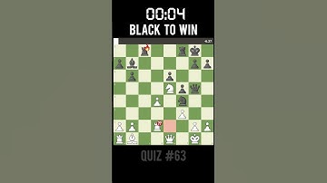 This Move is So Good, It Feels Illegal! 😱 Chess Quiz number 63 #chess