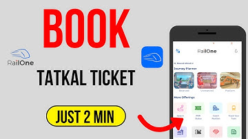 How To Book Tatkal Ticket In Railone App | Railone Tatkal Ticket Booking | Tamil