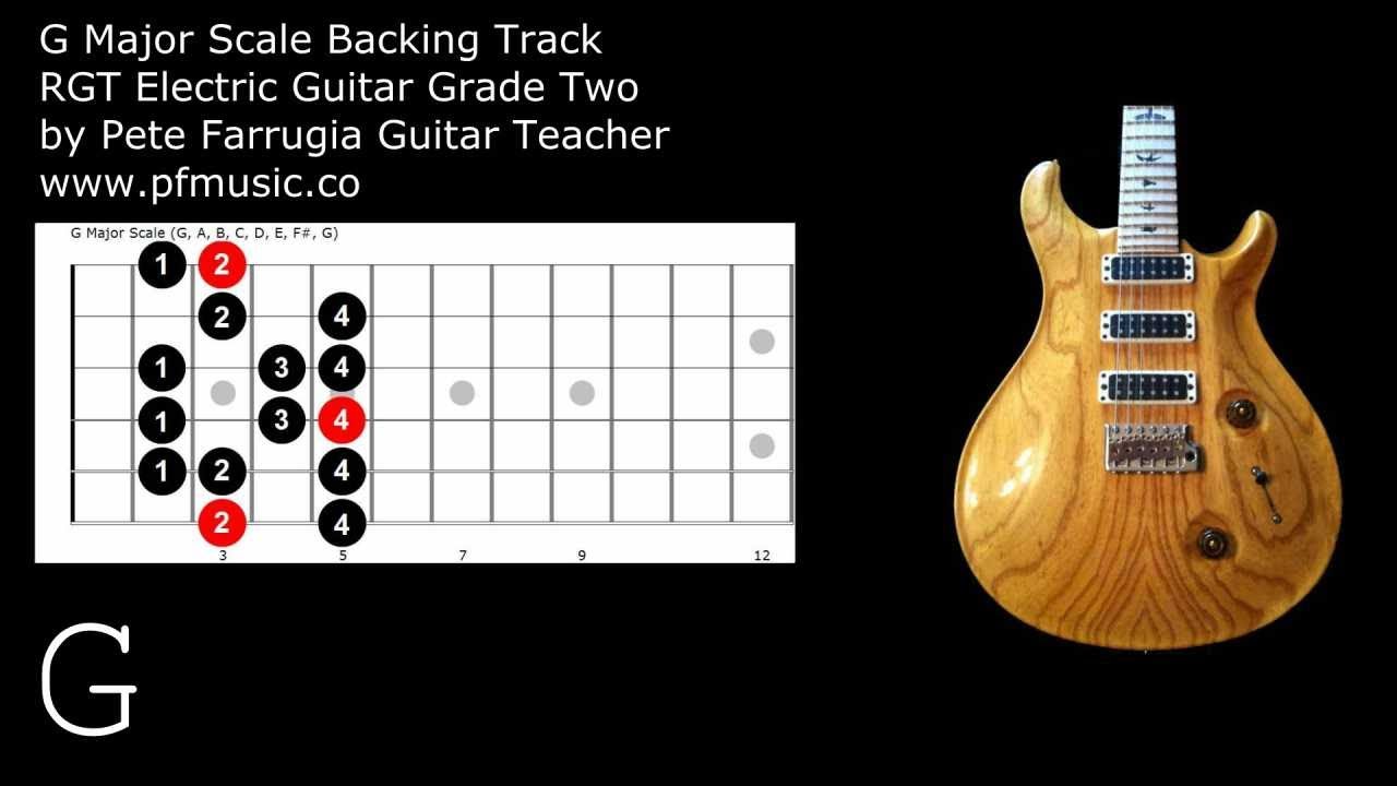 G Major Guitar Backing Track