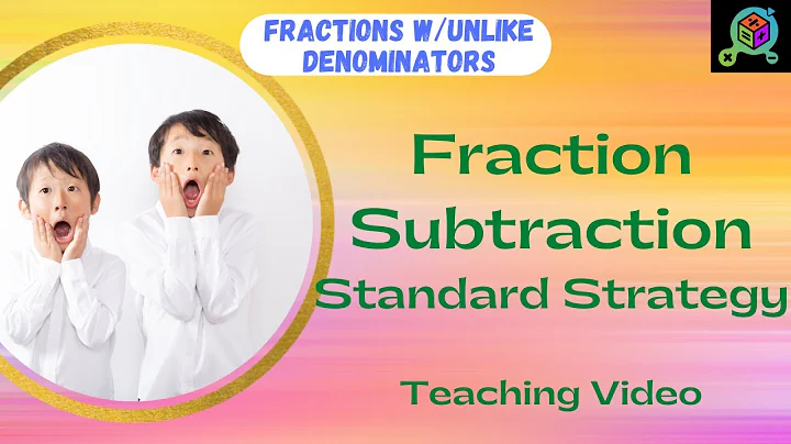 5th Grade | Fractions | Subtracting Fractions w/Unlike Denominators Standard Strategy | Teaching