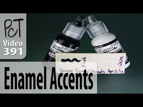 Inkssentials Enamel Accents on Polymer Clay