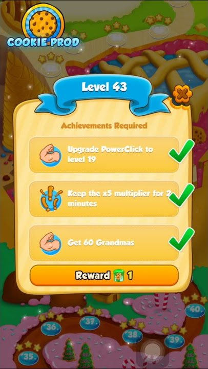 Cookie Clickers 2 Level 42 completed 