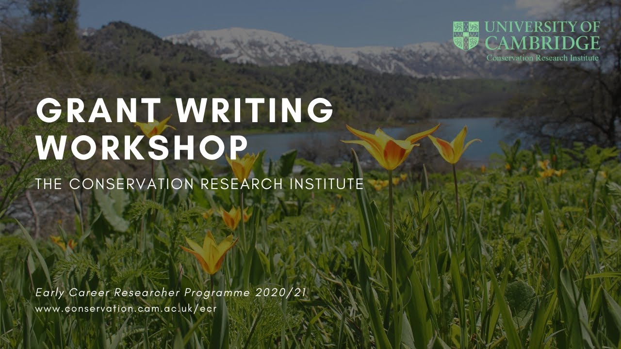 Early Career Researcher Programme - Grant Writing Workshop - YouTube