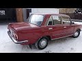 POLSKI FIAT 125p 1977r zimowe przepalenie przy  - 8 °C.  Winter Cold start - 8 °C