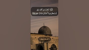 سورة الأنفال الآية ٦٨ و ٦٩ بصوت الشيخ محمد صديق المنشاوي