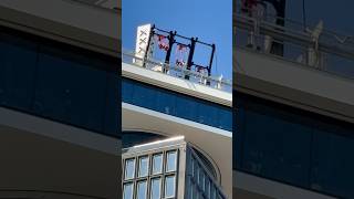 Extreme Roof Swing Over the Edge swing A’DAM Lookout Amsterdam Экстремальные качели на крыше #shorts