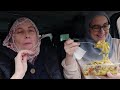 Comiendo comida italiana en el coche, Antonia y Cintika ❤️🇮🇹
