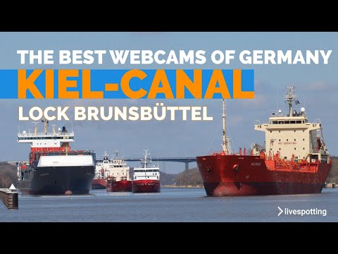 Kiel Canal Locks Ship Traffic View live cam preview