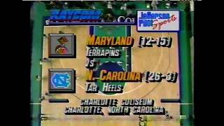 Exclusive NCAA Basketball ACC Quarterfinals- Maryland vs. North Carolina (March 12, 1993) Profile