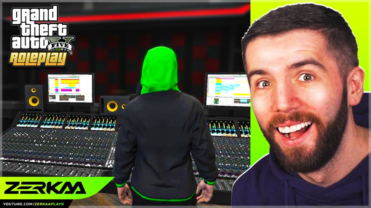 Making A Song In The Studio On GTA 5 RP! 