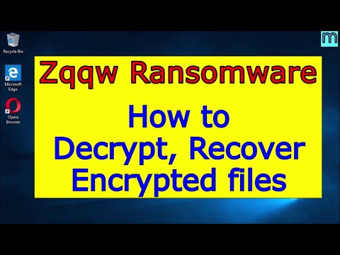 Zqqw वायरस (रैंसमवेयर)। Zqqw फ़ाइलों को कैसे डिक्रिप्ट करें। Zqqw फ़ाइल पुनर्प्राप्ति मार्गदर्शिका।