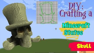 How to Build Skull statue in Minecraft | Tutorial