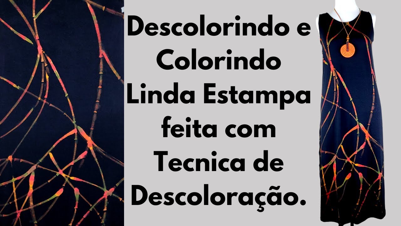 Estampa Descolorindo e Colorindo. Essa Técnica vai te Surpreender.