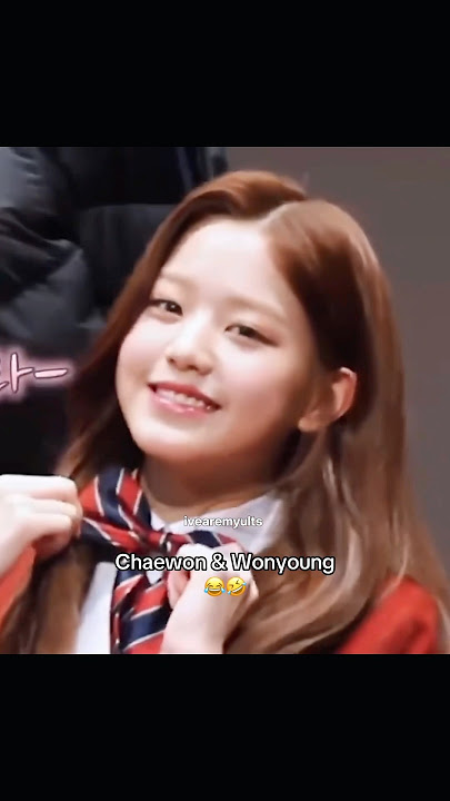 they were such cuties in IZ*ONE 😭 #chaewon #wonyoung #ive #izone #lesserafim #kpop #ivearemyults