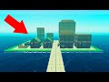 BUILDING A CITY ON WATER! (Raft)