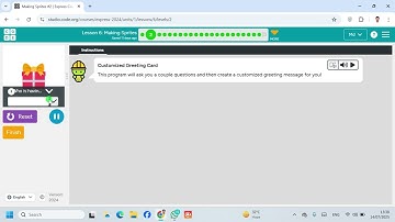Lesson 6 Making Sprites 2 |Express Course 2024|code.org #Coding #Gmaing #Website #Viral