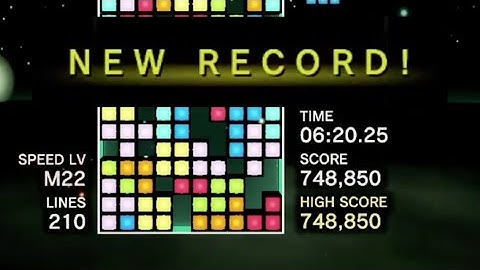 Tetris Effect | Master Mode Score 748,850 pts (Former PB)
