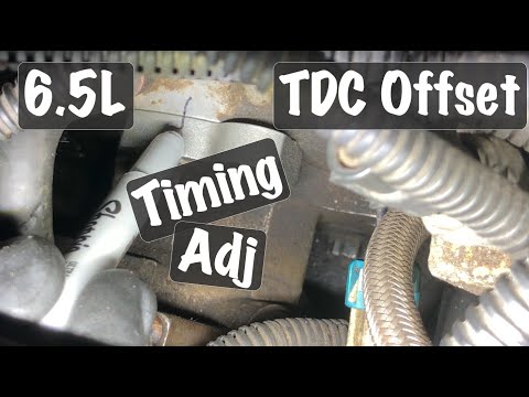 1996 - 2002 GM 6.5L Diesel Stanadyne Injection Pump Timing Adjustment TDCO Procedure (Chevy & GMC)