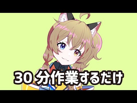 ただ30分作業してるだけ