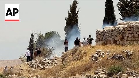 Israeli settlers set fires near ancient church in Taybeh, West Bank