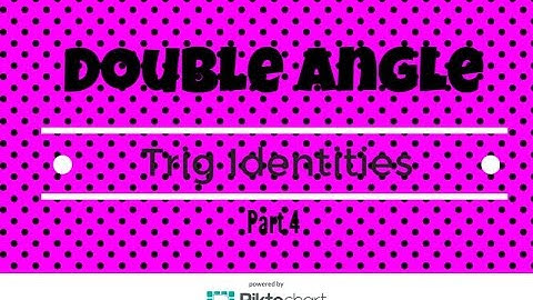How to verify double angle identities with cotangent. Part 4