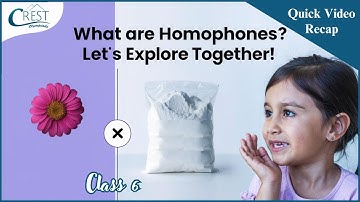 Class 6 Homophones | English Olympiad | CREST Olympiads