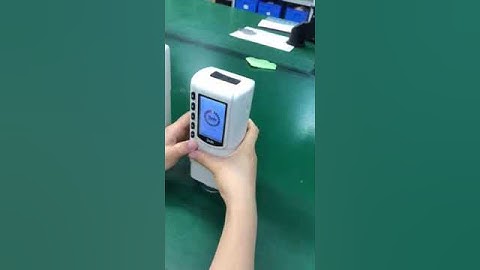 NR100 colorimeter operation video