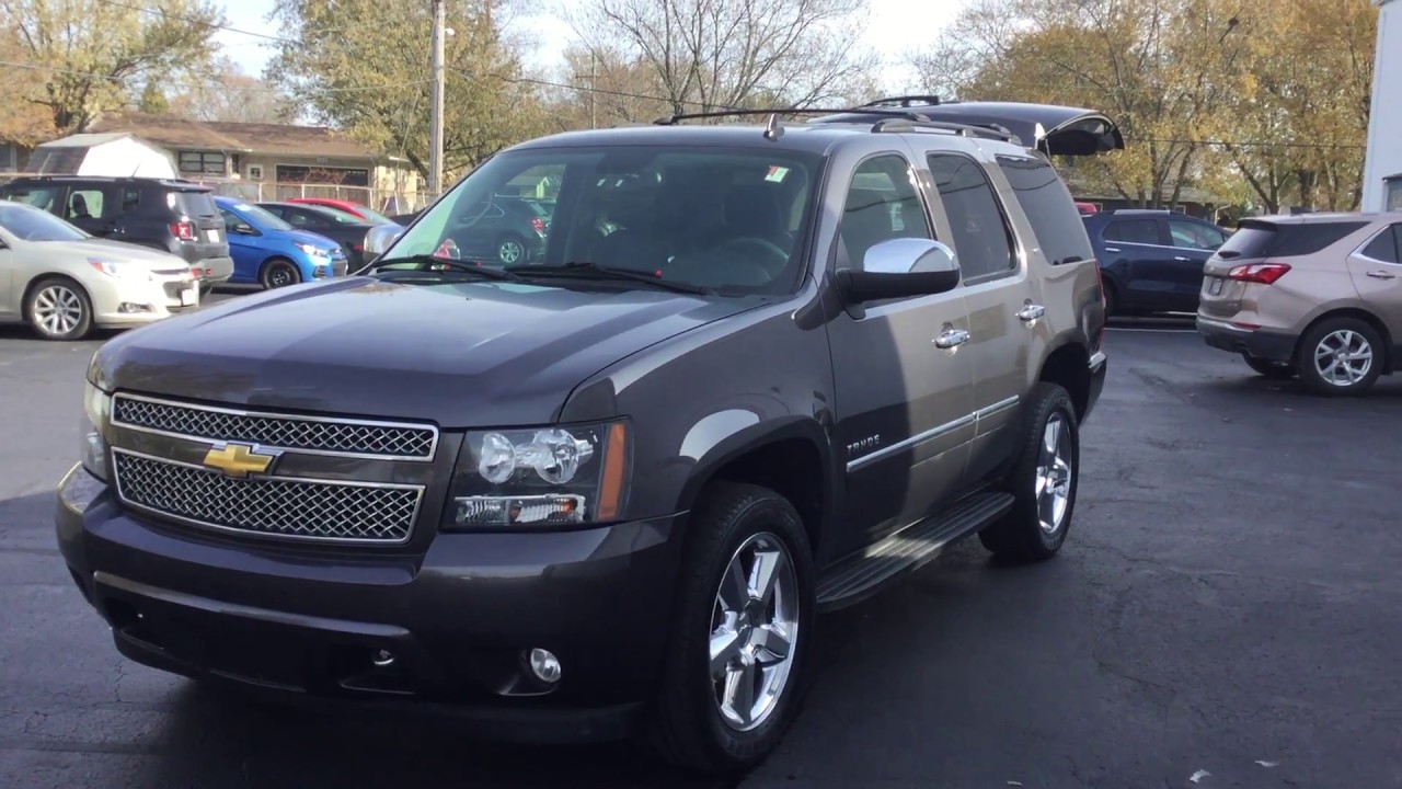 2011 Chevy Tahoe LTZ 4WD 3rd row seats 5.3L V8 - YouTube