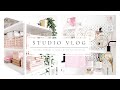 Studio Vlog 29 // Filling Orders & Shopping Small // Paper Chic Plans